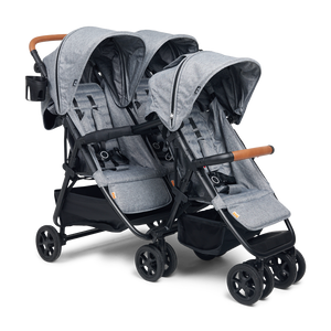 Zoe Trio: Lightweight Triple Stroller Luxe Black