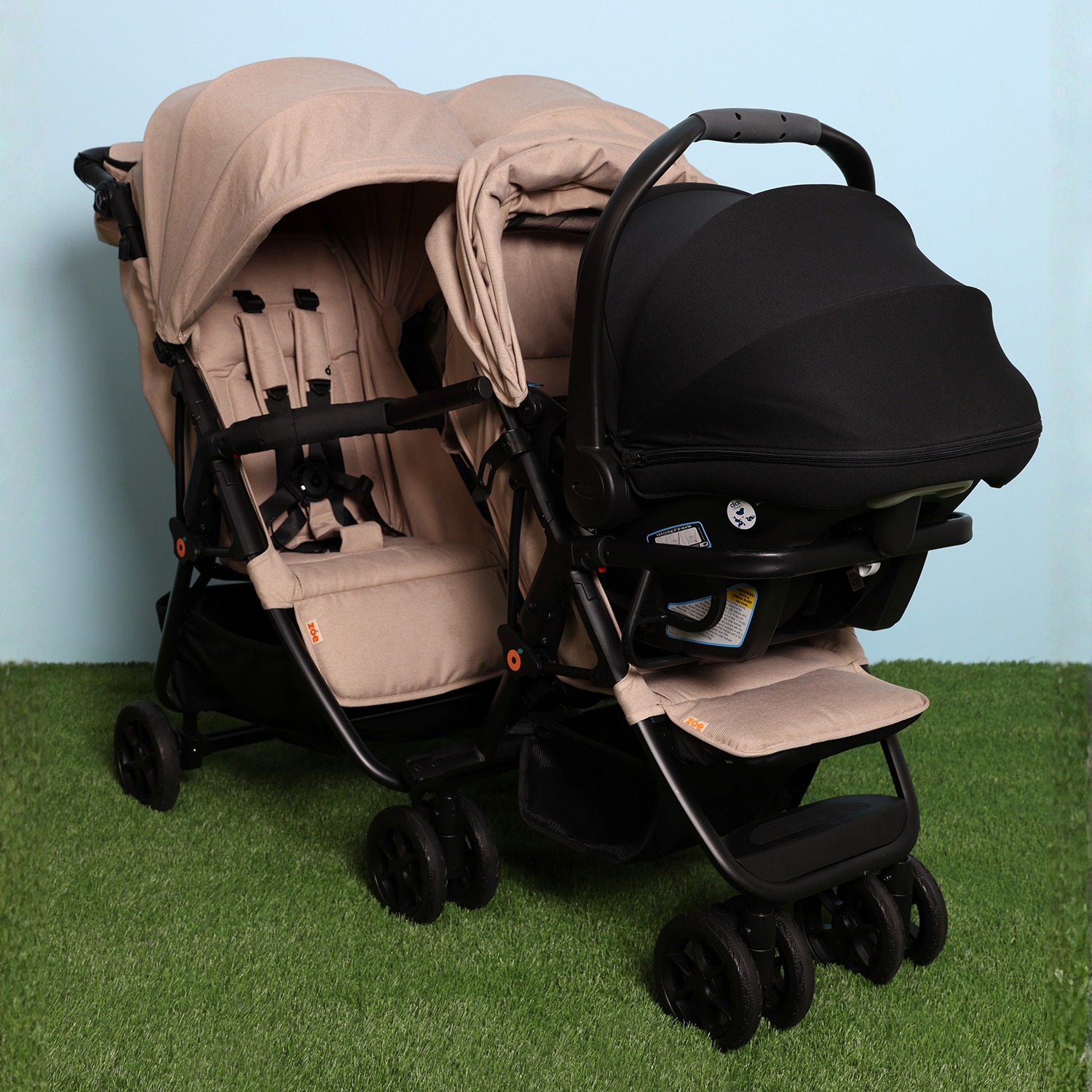 Twin/Trio/Tribe Graco/Chicco Car Seat Adapter