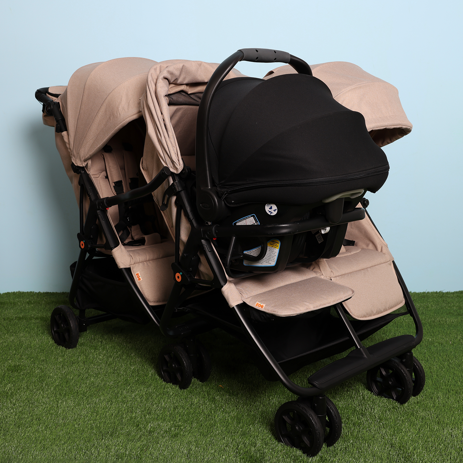 Zoe The Twin/Trio/Tribe and Graco/Chicco Car Seat Adapter